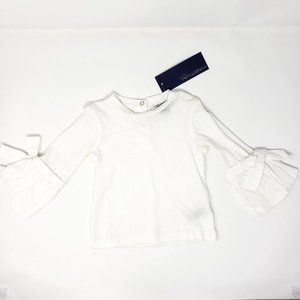 Habitual Girl Tie Sleeve Top